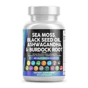 Irish Sea Moss Capsules: 15-in-1 Health Boost, All-in-One Supplement for Men & Women