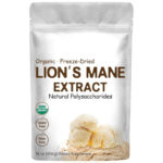 Organic Lion’s Mane Powder: High-Concentration, Pure & Potent for Brain Health, Energy & Immunity - 302 Servings
