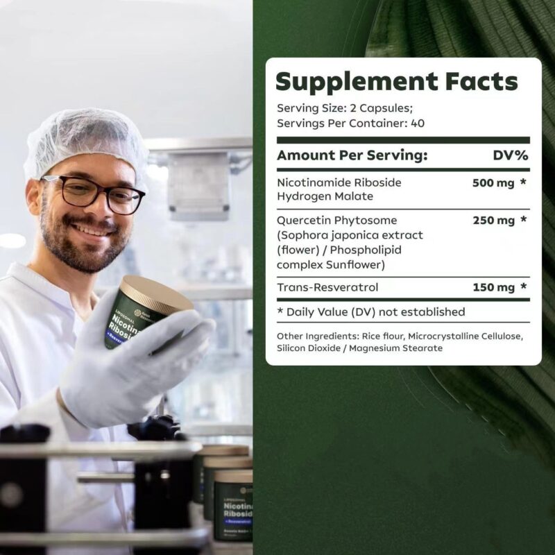 TK Hot Selling NAD Nicotinamide Capsules | High-Quality NR Supplement - Image 3