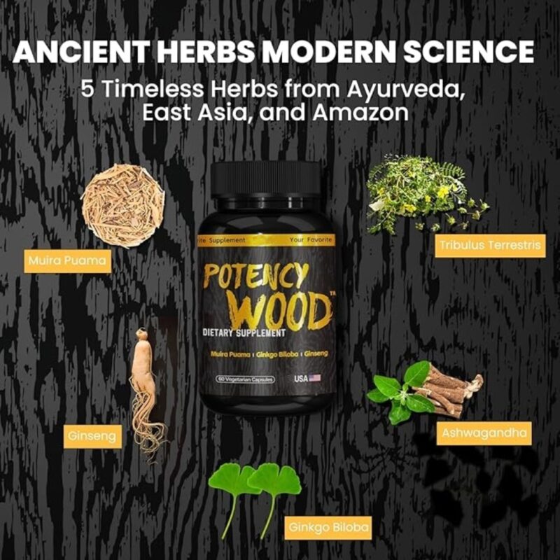 Potency Wood Herbal Supplements: Your Natural Path to Enhanced Energy and Well-being - Image 2